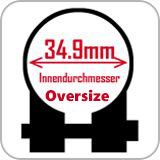 Oversize 34.9mm Clamps