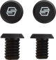 Preview: Striker Stunt Scooter Griffe - black - schwarz - teal bar ends