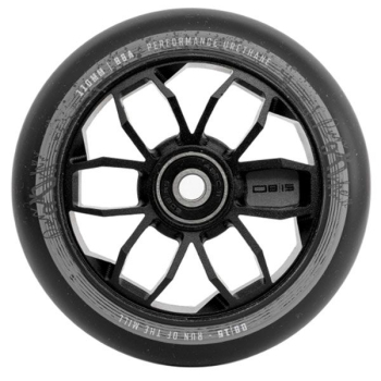08|15 Stuntscooter Rolle 110mm ABEC 11 - schwarz - PU schwarz 1