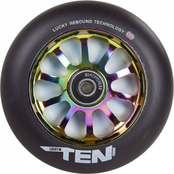 Lucky Ten 110mm Wheel - neochrome / PU black