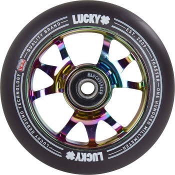 Lucky Toaster 110mm Wheel - neochrome / PU black
