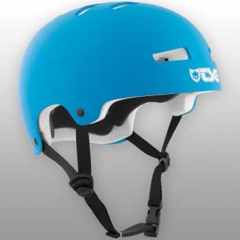 TSG Helm Evolution Youth Kids Solid Colors Gr. XXS/XS - satin dark cyan - matt blau 1
