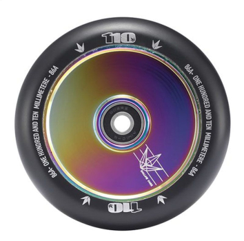 Blunt Hollow Wheel 110mm - oilslick / PU schwarz