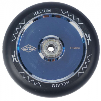 AO Helium Wheel 110mm ABEC 9 - polished silber silver