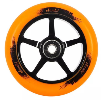 Versatyl Rolle 110mm  - schwarz/ PU orange