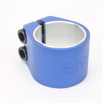 Ethic Alu double Clamp - blue - blau