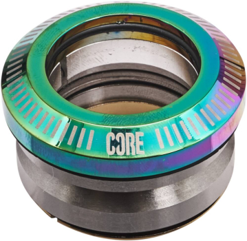 Core Dash Integrated Stunt Scooter Headset - oilslick / neochrome 1