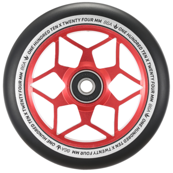Blunt Diamond Wheel 110mm - rot / PU schwarz