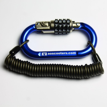 AO Scooter Carabiner Schloss - blue - blau