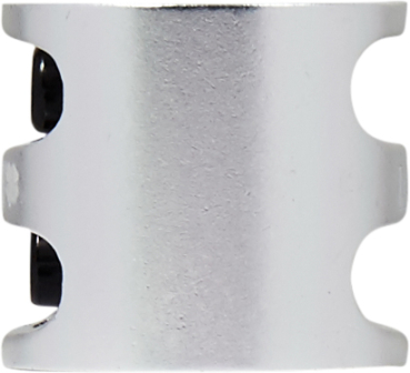 Lucky DUBL double Stunt Scooter Clamp - polished - poliert 2