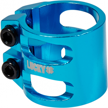 Lucky DUBL double Stunt Scooter Clamp - teal 1