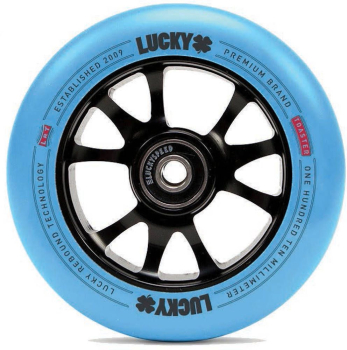 Lucky Toaster 110mm - black / PU blue blau schwarz