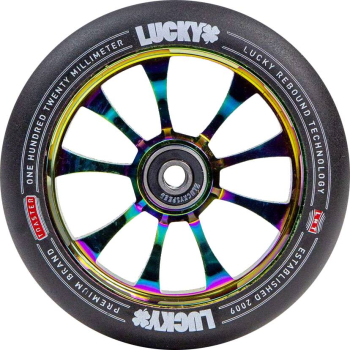 Lucky Toaster 120mm Wheel - neochrome / PU black