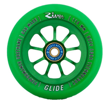 River Glides Wheel - 110mm inkl. Kugellager - blue / blue