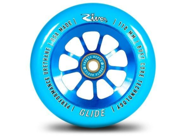 River Glides Wheel - 110mm inkl. Kugellager - blue / blue