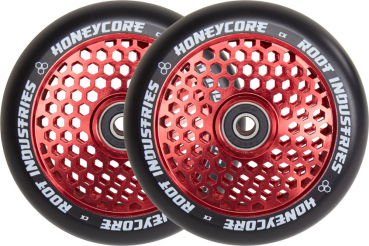 Root Industries Honeycore Rolle 120mm - rot - PU schwarz red