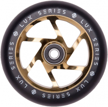 Striker LUX Series Rolle 110mm  - gold chrome/ PU schwarz