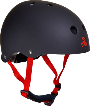 Triple Eight Lil 8 Helm Gr. 46-52cm matt schwarz 1