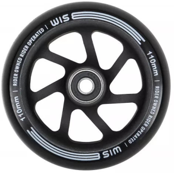 Wise Classic Rolle 110mm schwarz 1