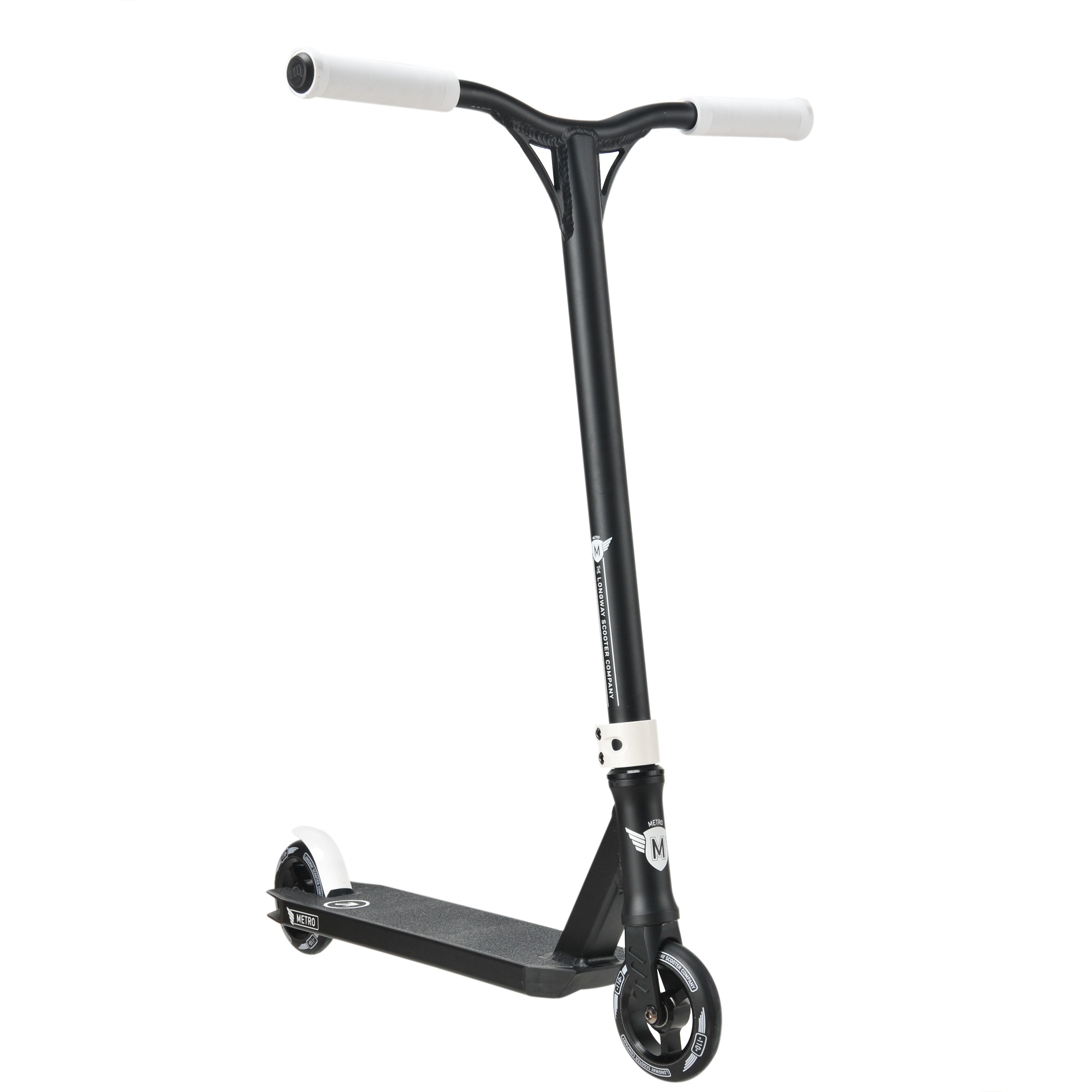 Longway Metro V2 Stunt Scooter schwarzweiß black white