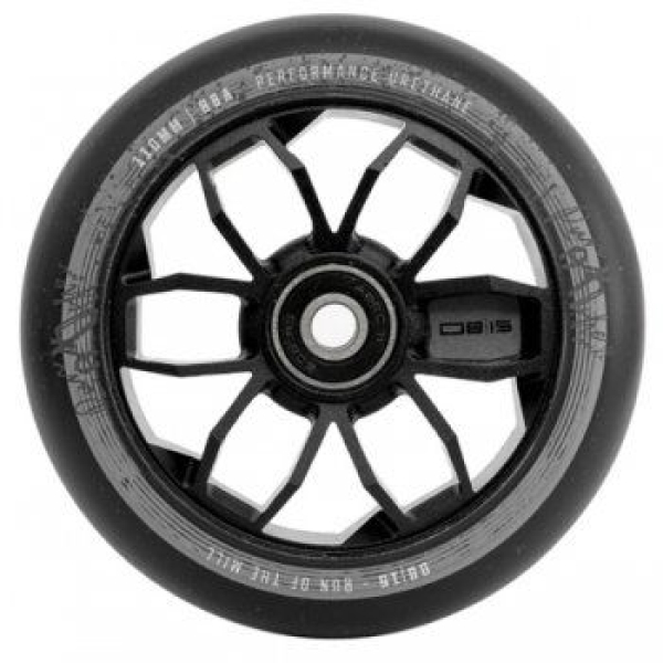 08|15 Stuntscooter Rolle 110mm ABEC 11 - schwarz - PU schwarz 1