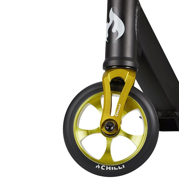 Chilli Pro Scooter - Reaper Reloaded Rebel - schwarz-lime 4