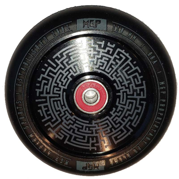 MGP Shredder 110mm Wheel - silber / PU schwarz