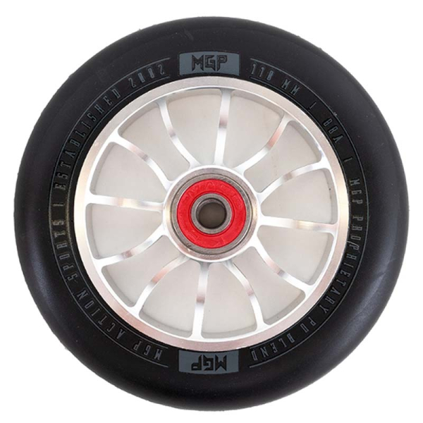 MGP Shredder 110mm Wheel - silber / PU schwarz
