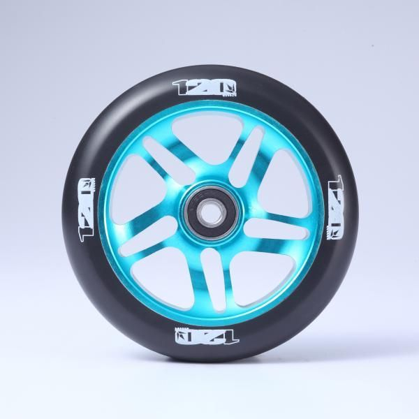 New Blunt 120mm Wheel - teal - black