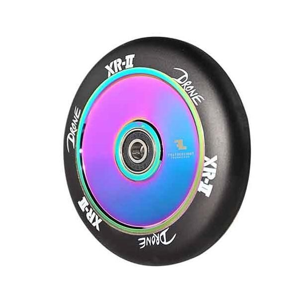 Drone XR-2 Wheel 110mm inkl. Kugellager - neochrome / PU schwarz black oilslick