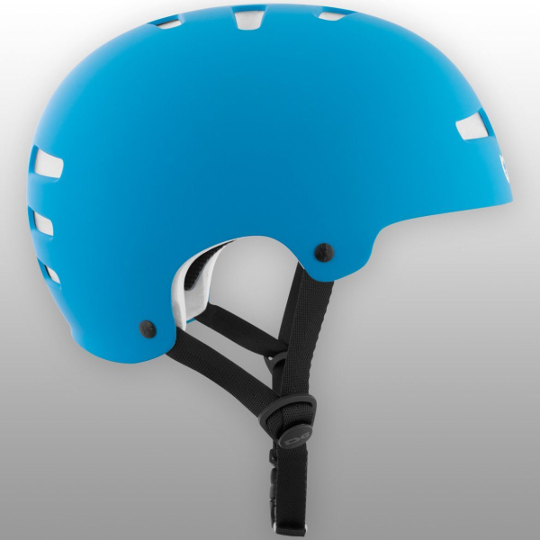 TSG Helm Evolution Youth Kids Solid Colors Gr. XXS/XS - satin dark cyan - matt blau 2