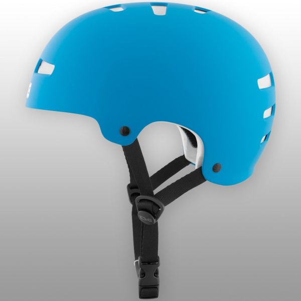 TSG Helm Evolution Youth Kids Solid Colors Gr. XXS/XS - satin dark cyan - matt blau 3