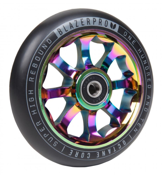 Blazer Pro Octane Scooter Rolle 110mm - neochrome - PU schwarz black 2