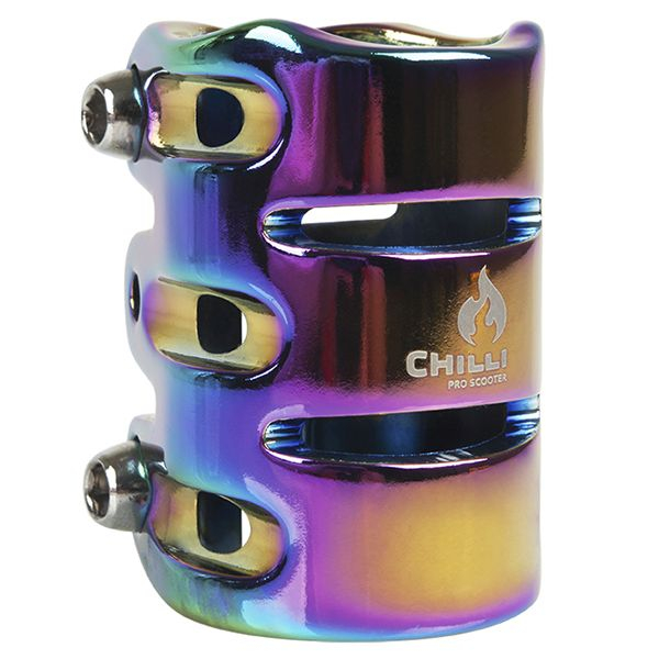 Chilli Pro Scooter trible Clamp - rainbow