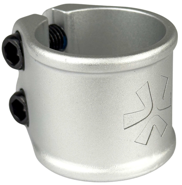 Union Classic  Double Stunt Scooter Clamp silber 1