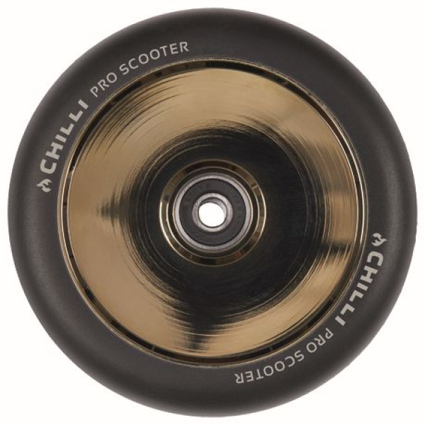 Chilli Pro Scooter Hollow Core Wheel 120mm - crown / PU black