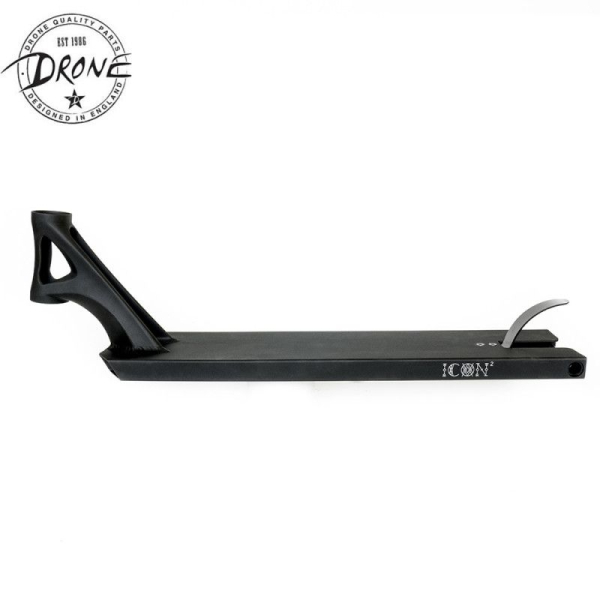Drone Icon Squared Scooter Deck 55,8cm - matt schwarz 1