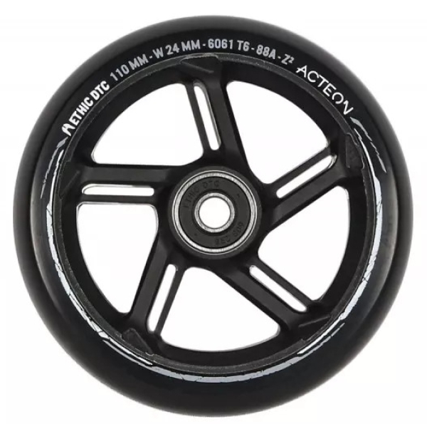 Ethic DTC Acteon  Rolle 110mm schwarz 1