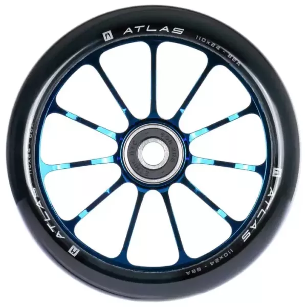 Ethic DTC Atlas Rolle 110mm chrome blue 1