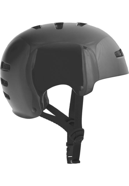 TSG Helm Evolution Youth Kids Solid Colors Gr. XXS/XS - schwarz glänzend injected black 4