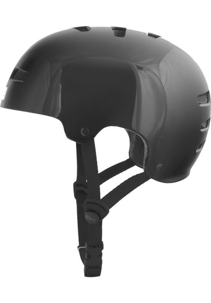 TSG Helm Evolution Youth Kids Solid Colors Gr. XXS/XS - schwarz glänzend injected black 3