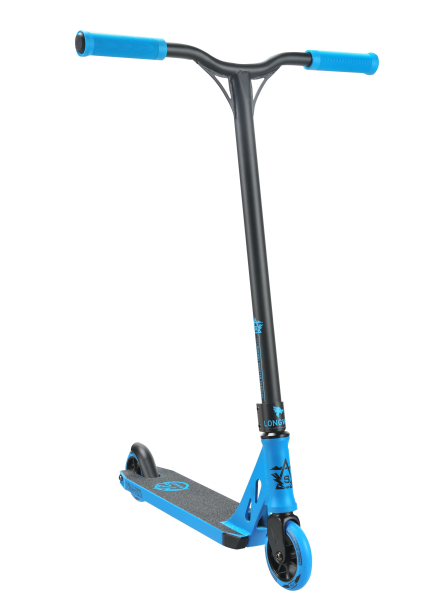 Longway Summit Stunt Scooter - schwarz-blau blue black 1