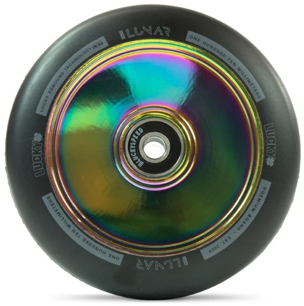 Lucky Lunar Hollow Core 110mm Wheel - neochrome