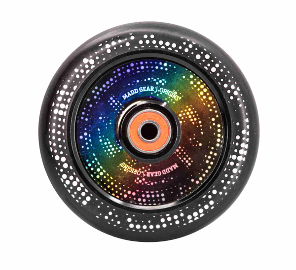 MGP MGP Corrupt 110mm Hollow Stunt Scooter Rolle -  1schwarz/ PU schwarz110mm Wheel - silber / PU schwarz