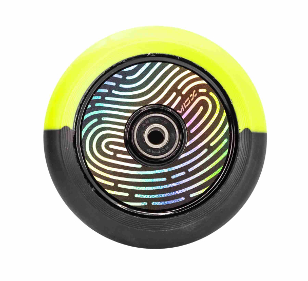 MGP Hollographic 110mm Stunt Scooter Wheel - schwarz grün / PU schwarz grün 2