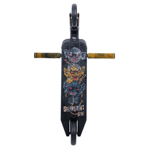 Triad Scooter Psychic Delinquent Mini schwarz gold4