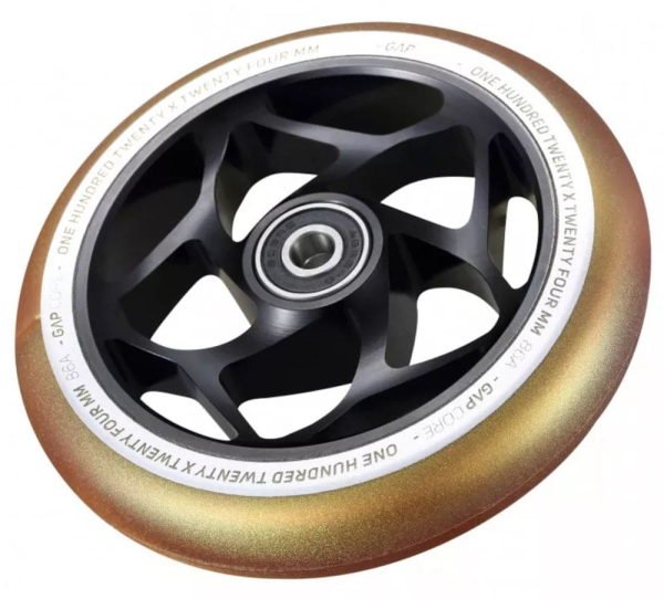 Blunt GAP Core Stunt Scooter Wheel 120mm - schwarz/gold 2