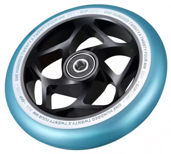 Blunt GAP Core Stunt Scooter Wheel 120mm - schwarz/teal 2