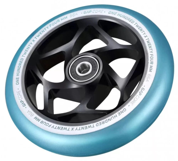 Blunt GAP Core Stunt Scooter Wheel 120mm - schwarz/teal 2
