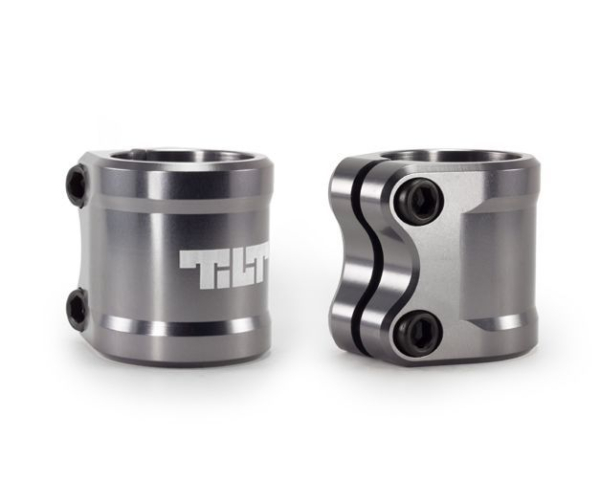 Tilt ARC Double Clamp - silver-silber
